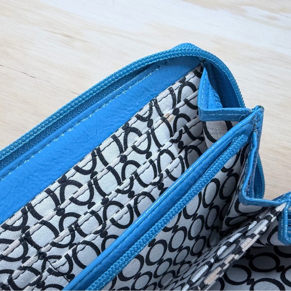 HOBO Turquoise Leather Zip Around Wallet Continental Organizer aqua - Picture 9 of 16